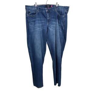Torrid Curvy Skinny Jeans Womens 24 Blue Mid Rise Stretch Medium Wash